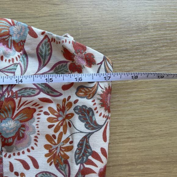 NEW Rumer The Label x Revolve Solandis Maxi Womens Size Extra Large Linen Floral - Picture 4 of 7